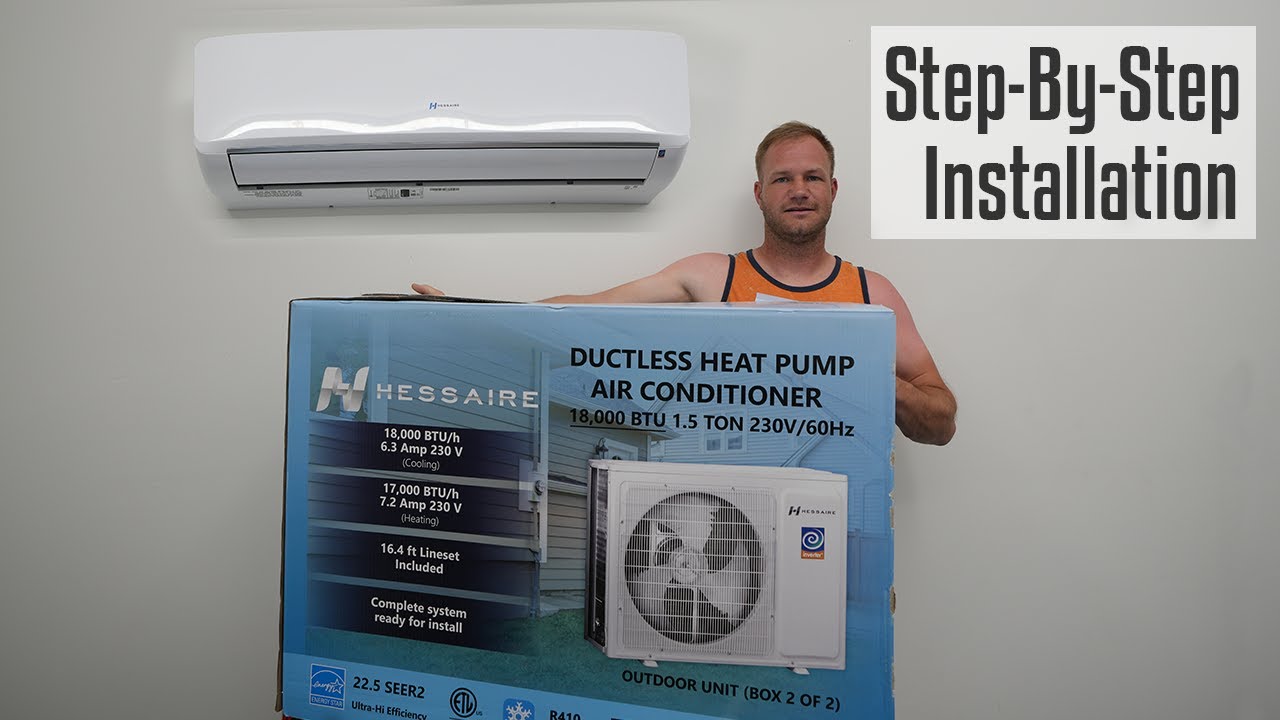 Ductless Mini Split Installation A Diy Step By Step Guide