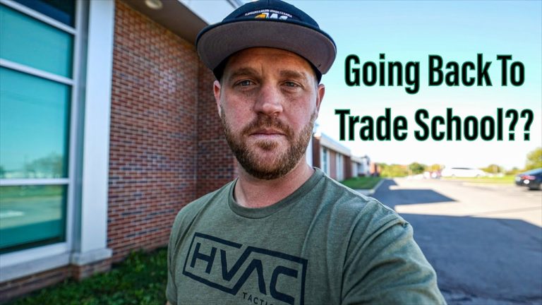 Checking Out My Local TRADE School | HVAC Ride Along