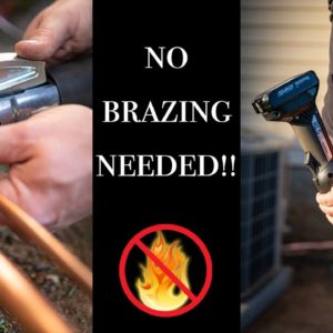 How To Connect Refrigerant Lines Without BRAZING!! | RLS Press Tool