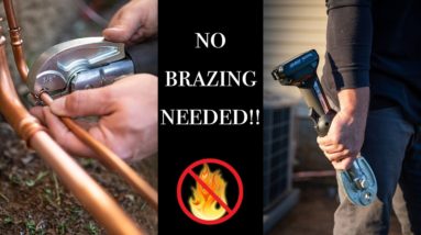 How To Connect Refrigerant Lines Without BRAZING!! | RLS Press Tool