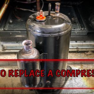 How to REPLACE a COMPRESSOR in a Water Source Heat Pump HVAC Unit!!