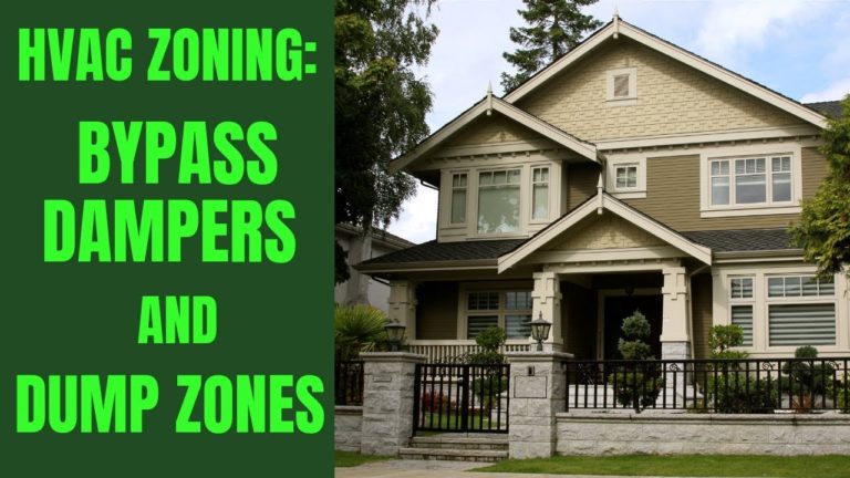 HVAC Zoning Basics – Bypass Dampers and Dump Zones