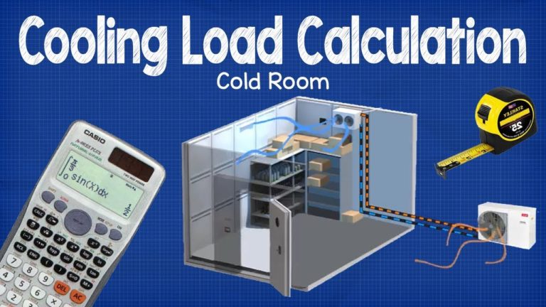 Cooling Load Calculation –  Cold Room hvac
