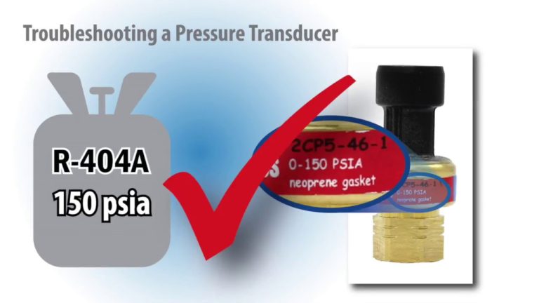 Video 106 Troubleshooting a Pressure Transducer (FAQ: Walk in Freezers, Walkin Coolers)
