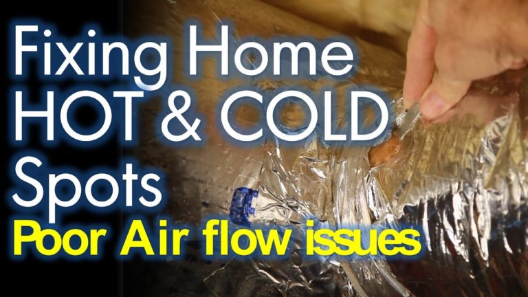 Fixing Hot and Cold Spots in Your House, For Forced Air Systems Only