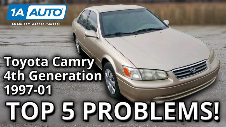 Top 5 Problems Toyota Camry Sedan 4th Generation 1997-2001