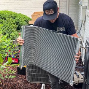 Replacing LEAKING Micro Channel Coil In A DUCTLESS Mini Split | HVAC Repairs