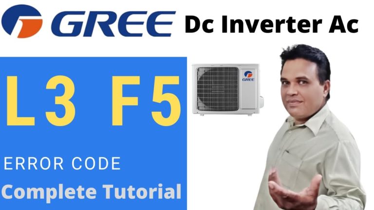 Gree Dc inverter Ac error code L3 | Gree Ac error Code F5 | Gree Ac Error code | Gree ac problem |