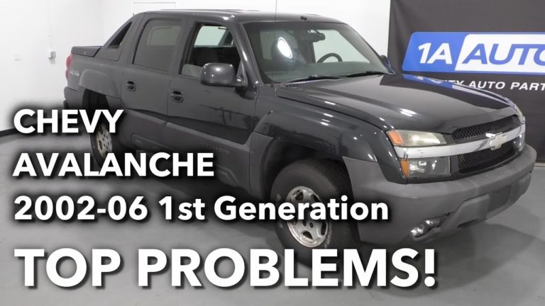 Top 5 Problems Chevy Avalanche Truck 1st Generation 2002-06