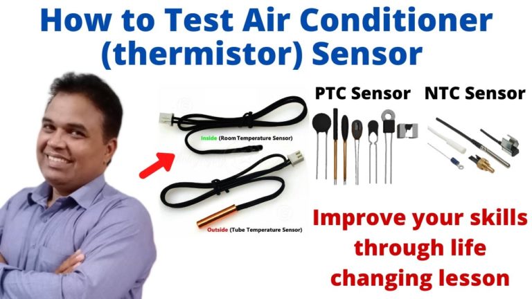 Ac Sensor | How to test Temperature & Coil sensor in Ac | Ac thermistor Testing | Ac sensor Check