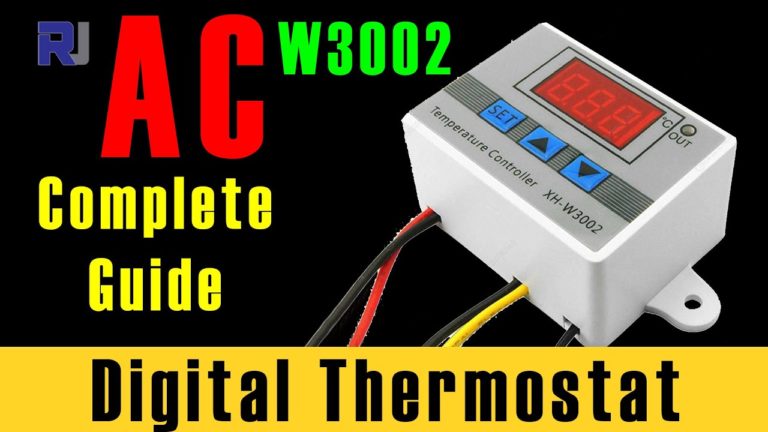 How to use XH-W3002 AC digital Thermostat – Robojax