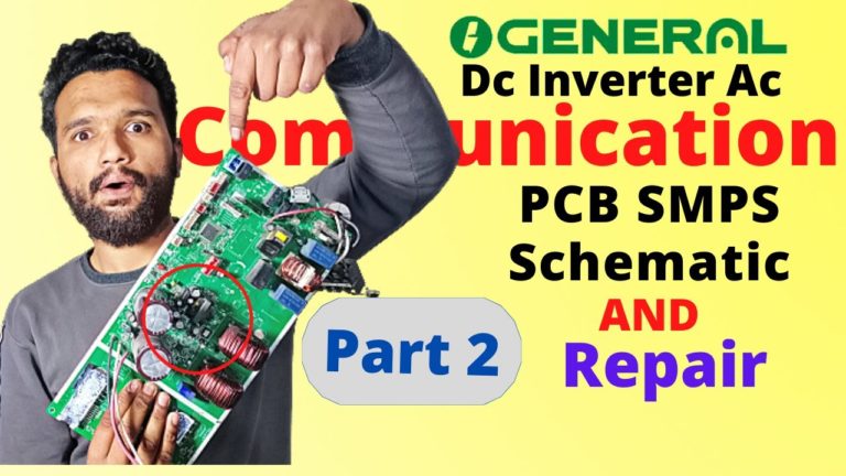 O General 2 Ton Outdoor Inverter Ac Pcb Smps Repair For Communication | Splt Ac Pcb Fix | Part 2