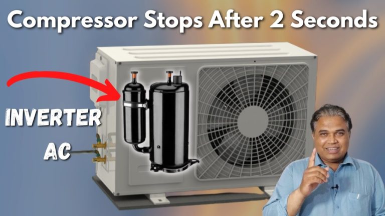 Dc Inverter AC Compressor Stops After 2 Seconds