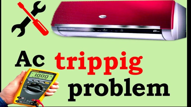 ac repair in hindi urdu /tripping problem with english subtitle