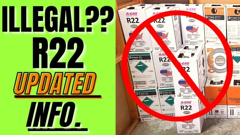 Is R22 Illegal? (AC Recharge Update for R22 in 2022)