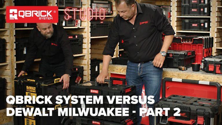 Qbrick Studio – Qbrick System vs Milwaukee vs DeWalt – part 2 – episode 34