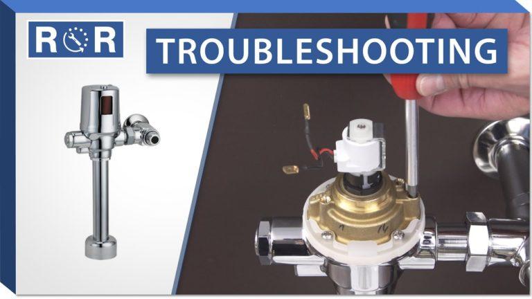 Troubleshooting a Delta Teck II H2Optic Flushometer | Repair and Replace