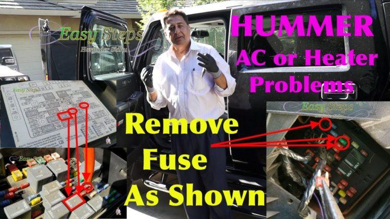 SOLVED – How to Fix AC Blowing Hot and Cold Air Temperature on GM Vehicles | HUMMER H2