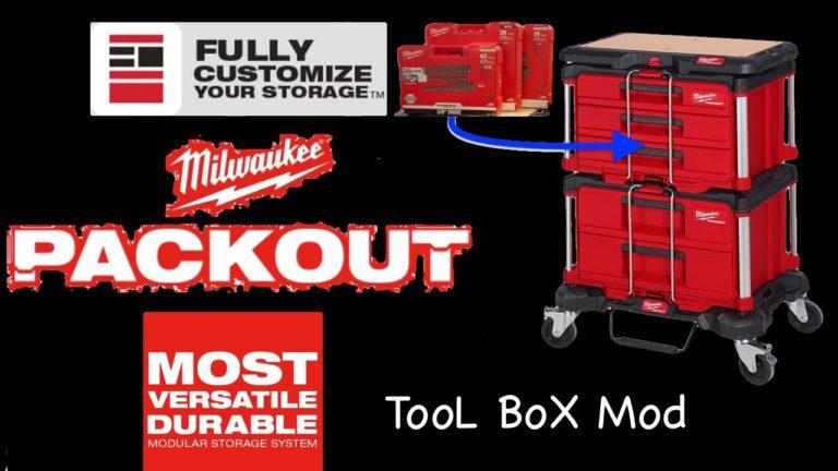 Milwaukee PACKOUT 3-Drawer Tool Box & SHOCKWAVE 43pc Impact Socket Set Make Love…