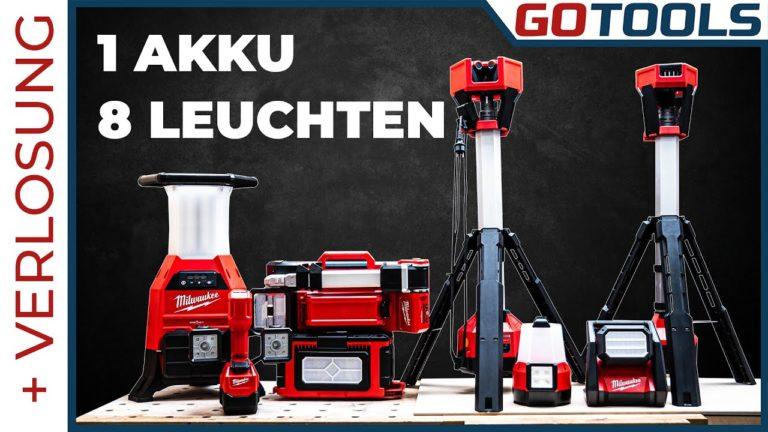 VOLLE LICHTPOWER mit Milwaukee M18 Akku Arbeitsleuchten und Baustrahler | inkl. Verlosung