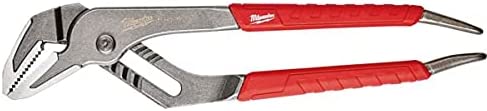 48-22-6310 10″, Straight Jaw Pliers with Ream & Punch Exposed Metal Handles & Precision Ground Plier Head