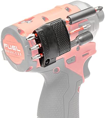 M12 Bit holder for Milwaukee Gen 2 and Gen 3 – Milwaukee bit holder for M12 Surge Impact Driver and Drill – Magnetic Bit Holder – M12 Tools Holder – Milwaukee Fuel Accessories