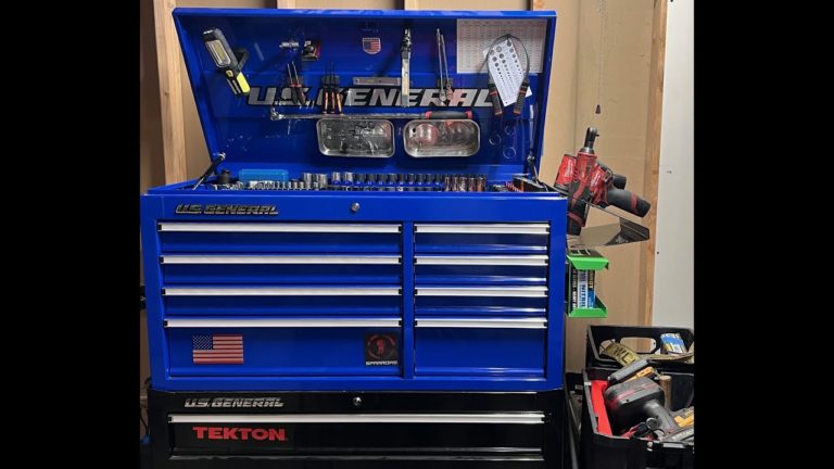 Ultimate Toolbox Organization and Review! – Harbor Freight (U.S. General) 44” Top Box Tool Review