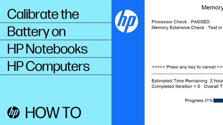 Calibrate the Battery on HP Notebooks | HP Computers | @HPSupport