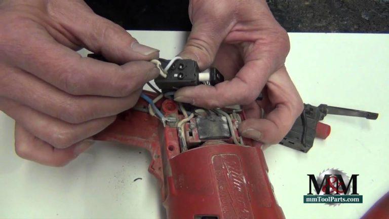 Milwaukee Drill – Put a new switch into an old drill.