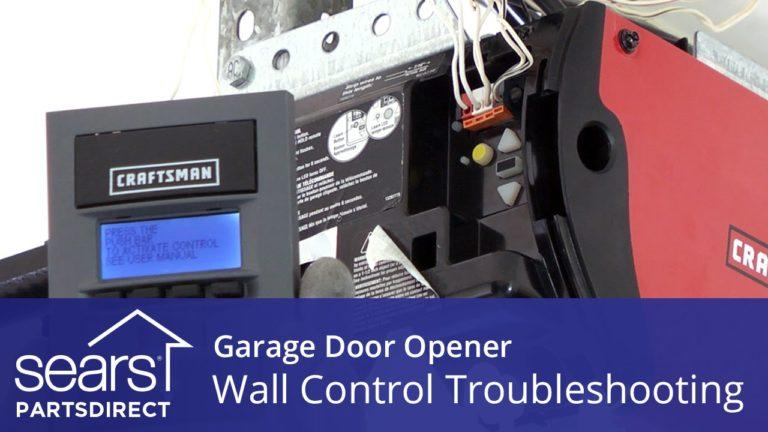 Garage Door Opener Doesn’t Work: Wall Control Troubleshooting
