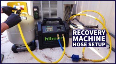 Recovery Machine Hose Setup! Step by Step Procedure for Recovering Refrigerant! 28 Recovery Machine Hose Setup! Step by Step Procedure for Recovering Refrigerant!