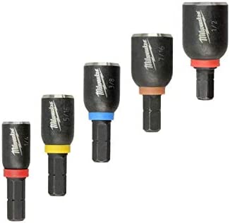 Milwaukee 49-66-4563 5 Piece Insert Nut Drive Set