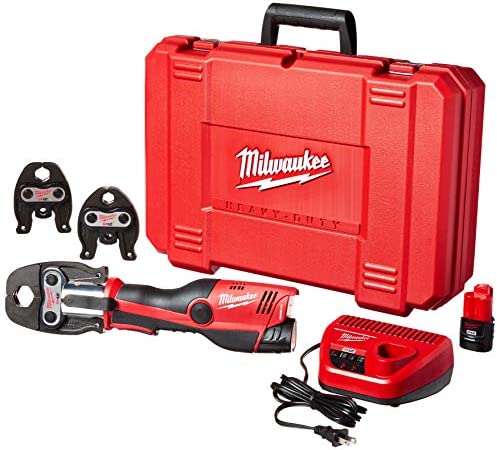 Milwaukee 2473-22 M12 Force Logic Press tool 1/2″ – 1″ Kit