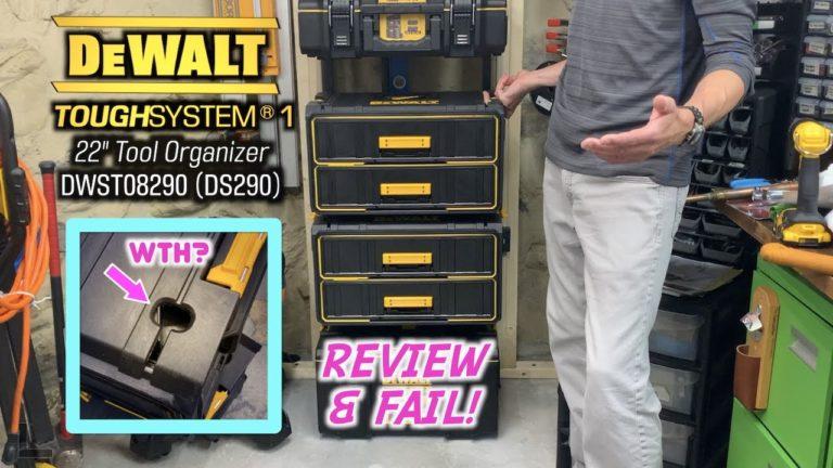 DeWalt ToughSystem DWST08290 (DS290) Review – 22 in. Tool Organizer with Drawers – “NOT IMPRESSED!”