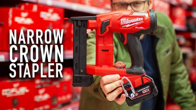 NEW Milwaukee M18 FUEL 18ga Narrow Crown Stapler (M18FNCS18GS-0)