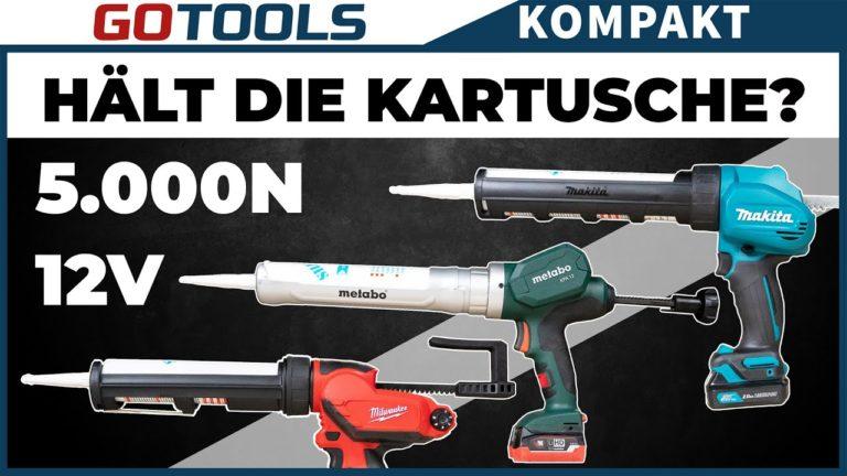 12V Kartuschenpressen im Vergleichstest | MILWAUKEE VS METABO VS MAKITA | Wer macht das Rennen?