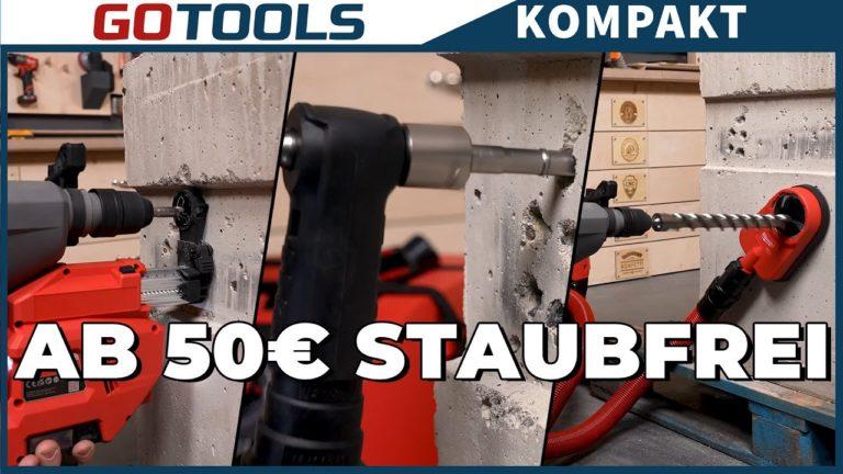 Es geht auch ohne Staub! 3 verschiedene Systeme von Milwaukee im Überblick! Mit Dust-Lok Neuheit