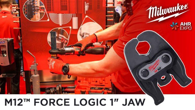 NEW Milwaukee M12™ Force Logic 1″ Jaw – AHR Expo 2022.