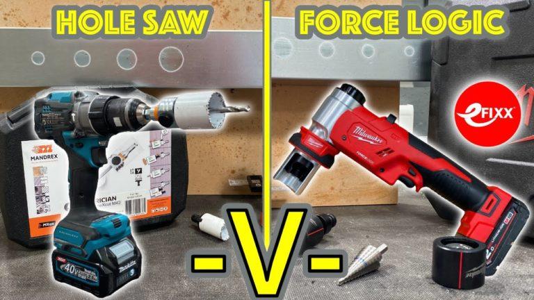 PUNCH OR DRILL? – HOLE SAW -VS – MILWAUKEE M18 KNOCKOUT TOOL