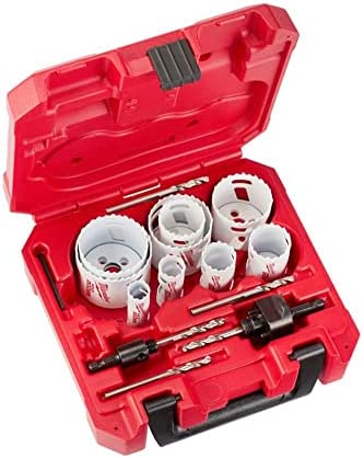 “17-Piece Hole Saw Set with Case: Milwaukee 49-22-4029 Tool HOLE DOZER Bi-Metal”