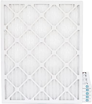 Pamlico Air 18x24x1 MERV 8 Pleated HVAC AC Furnace Air Filters. 6 Pack. (Exact Size: 17.5 x 23.5 x 0.75 Inches)