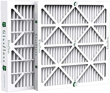 Glasfloss ZL 20x25x4 MERV 10 Pleated 4" Inch AC Furnace Air Filters. Box of 4. Actual Size: 19-1/2 x 24-1/2 x 3-3/4