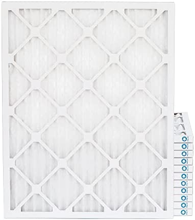 Pamlico Air 18x24x1 MERV 8 Pleated HVAC AC Furnace 1 Inch Air Filters. Case of 12. Exact Size: 17-1/2 x 23-1/2 x 3/4, White, 21208-011824