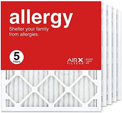 AirX PREMIUM Allergy 18x20x1 MERV 11 Air Filters 5-Pack Fits Many AC Air Conditioner Furnace Systems Made in USA