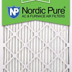 Nordic Pure 20x25x4 MERV 13 Pleated AC Furnace Air Filters 2 Pack