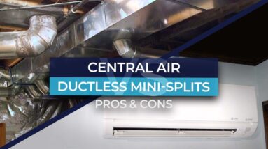ductless mini splits vs central air
