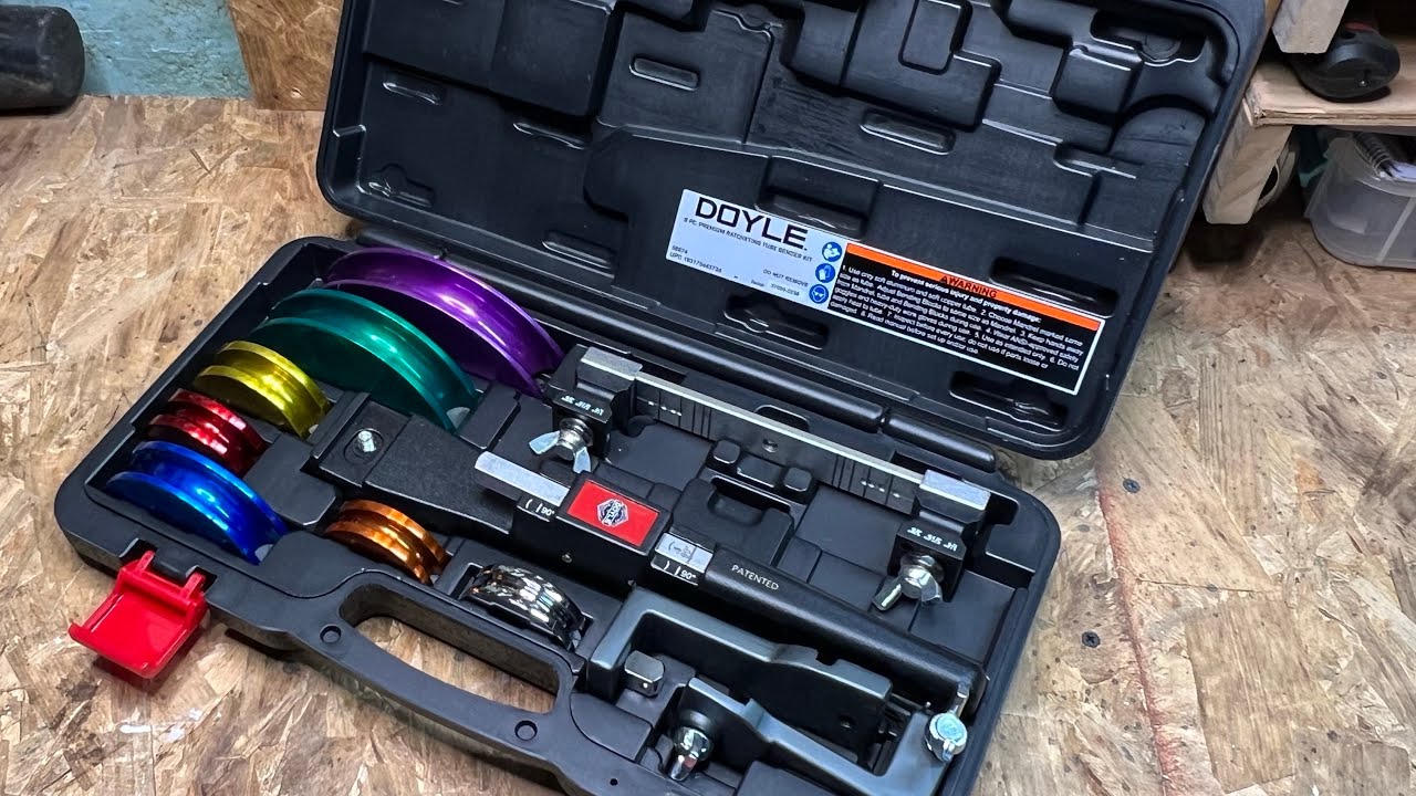 Expertly Bend Pipes With Doyle Premium Ratcheting Tubing Bender Set