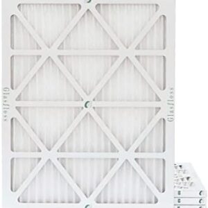Glasfloss ZL 16x20x1 MERV 10 Air Filters for AC and Furnace. 4 PACK. Actual Size: 15-1/2 x 19-1/2 x 7/8