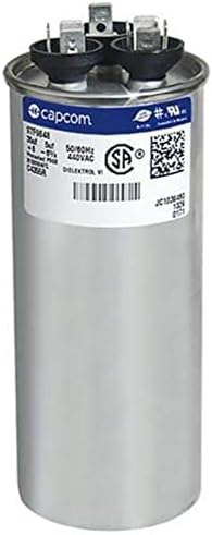 Genteq Capacitor Round 35/5 MFD 440 Volt 97F9848 (Replaces GE Z97F9899 / 97F9899)