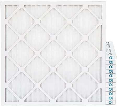 Pamlico Air 18x20x1 MERV 8 Pleated HVAC AC Furnace Air Filters. Case of 12. Exact Size: 17-1/2 x 19-1/2 x 3/4